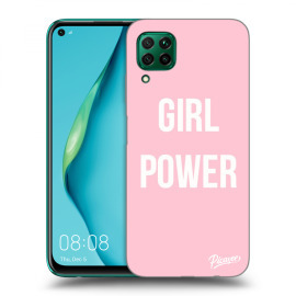 Picasee Silikónový prehľadný obal pre Huawei P40 Lite - Girl Power