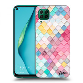 Picasee Silikónový prehľadný obal pre Huawei P40 Lite - Colorful roof