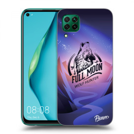 Picasee Silikónový prehľadný obal pre Huawei P40 Lite - Wolf