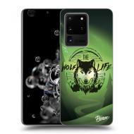 Picasee Silikónový prehľadný obal pre Samsung Galaxy S20 Ultra G988F - Wolf life - cena, porovnanie