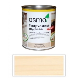 Osmo Color Osmo Tvrdý voskový olej Rapid 25l 3240 Biely transparentný