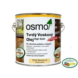 Osmo Color Osmo Tvrdý voskový olej Original 10l 3032 Bezfarebný hodvábny polomatný