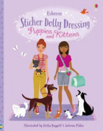 Sticker Dolly Dressing Puppies and Kittens