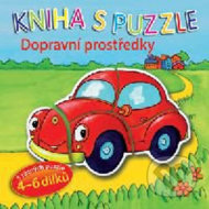 Kniha s puzzle Dopravní prostředky - cena, porovnanie