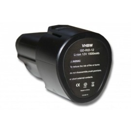 VHBW AEG L1215, L1215R 12V Li-Ion 1500mAh