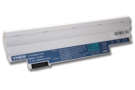 VHBW Acer Aspire One D255 , 6600mAh biela 11.1V 3920 - neoriginálna