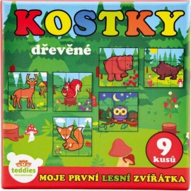 Wiky Kocky drevené lesné zvieratká