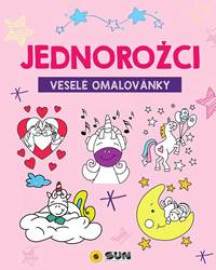 Jednorožci - Veselé omalovánky