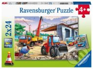 Ravensburger 051571 Stavby a vozidlá 2x24 dielikov - cena, porovnanie