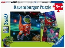 Ravensburger 051274 Dinosaurí svet 3x49 dielikov