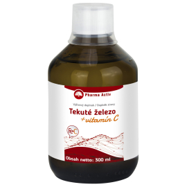 Pharma Activ Tekuté železo Fe + Vitamín C 300ml