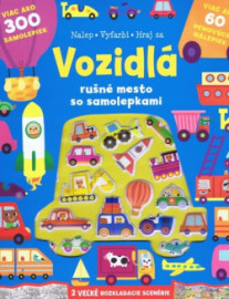 Vozidlá - rušné mesto so samolepkami