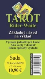 Karty - Tarot Rider Waite mini (karty + brožúrka)