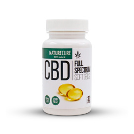 Nature Cure CBD kapsle full spectrum 750mg 30tbl