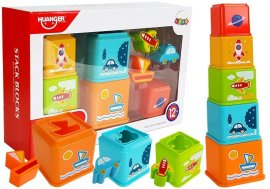 Lean Toys Pyramída pre najmenších Huanger