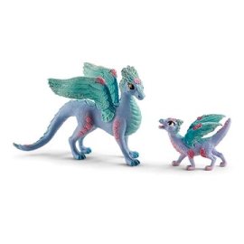 Schleich 70592 Kvetinový drak s mláďaťom