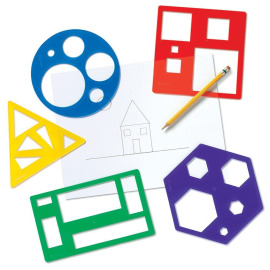 Learning Resources Šablóny základných geometrických tvarov