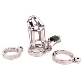 Kiotos Steel Chastity Cage DeLuxe 8cm