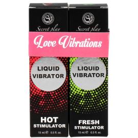 Secret Play Liquid Vibrator Love Vibrations 2x15ml