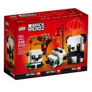 Lego BrickHeadz 40466 Čínske novoročné pandy - cena, porovnanie