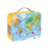 Janod Mapa sveta v kufríku 300 - cena, porovnanie