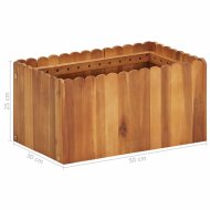 vidaXL Záhradný kvetináč akáciové drevo 50x30x25 cm 45917 - cena, porovnanie