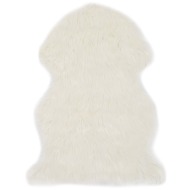vidaXL Koberec umelá ovčia koža biely 60x90cm - cena, porovnanie
