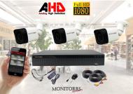 Monitorrs Security AHD 3 kamerový set 2 MPix Tube - cena, porovnanie