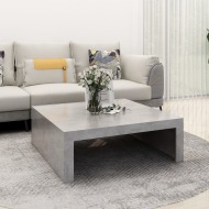 vidaXL Konferenčný stolík betónovo-sivý 100x100x35 cm drevotrieska - cena, porovnanie