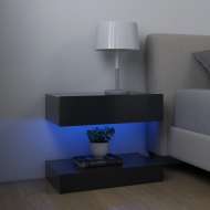 vidaXL Nočné stolíky 2 ks sivé 60x35 cm drevotrieska - cena, porovnanie