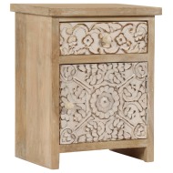 vidaXL Nočný stolík z masívneho mangovníkového dreva 40x30x50 cm - cena, porovnanie