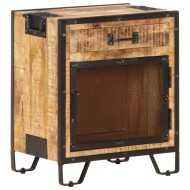 vidaXL Nočný stolík 43x30x51 cm surové mangovníkové drevo - cena, porovnanie