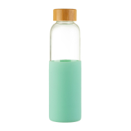 Sass & Belle Sklenená fľaša na vodu s bambusovým uzáverom 550ml - cena, porovnanie