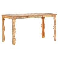 vidaXL Jedálenský stôl 140x70x76 cm, recyklovaný masív - cena, porovnanie