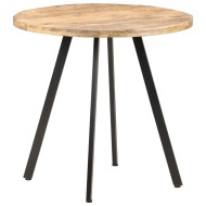 vidaXL Jedálenský stôl 80 cm surové mangovníkové drevo - cena, porovnanie