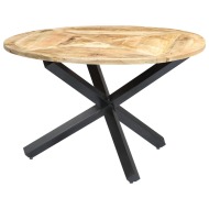 vidaXL Jedálenský stôl, okrúhly 120x76 cm, mangový masív - cena, porovnanie
