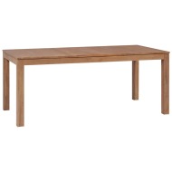 vidaXL Jedálenský stôl, tíkový masív s prirodným povrchom 180x90x76 cm - cena, porovnanie