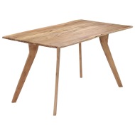 vidaXL Jedálenský stôl z akáciového dreva 140x80x76 cm - cena, porovnanie