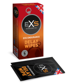 EXS Delay Wipes 6 pack