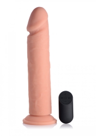 Curve Novelties Big Shot Vibrating Remote Control Silicone Dong 10"