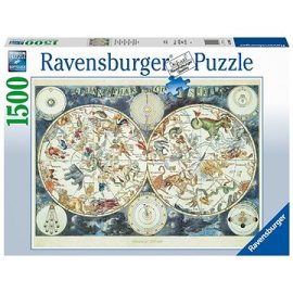 Ravensburger 160037 Svetová mapa fantastických zvierat