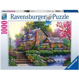 Ravensburger 151844 Romantická chata 1000 dielikov