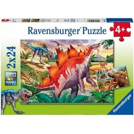 Ravensburger 051793 Svet dinosaurov 2x24 dielikov