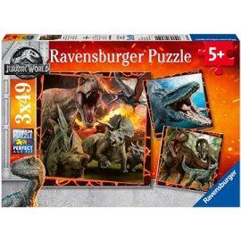 Ravensburger 080540 Jurský svet: Padlé kráľovstvo 3x49 dielikov