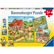 Ravensburger 052493 Prázdniny na vidieku 3x49 dielikov - cena, porovnanie