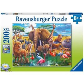 Ravensburger 132928 Zvieratá u napájadla 200 dielikov