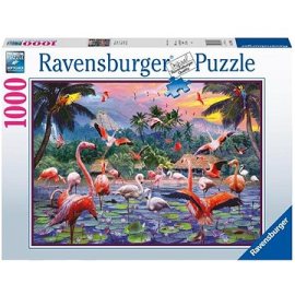 Ravensburger 170821 Ružové plameniaky 1000 dielikov