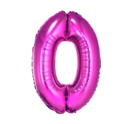 Godan Fóliový balón číslo 0 - fialová - 92 cm - cena, porovnanie