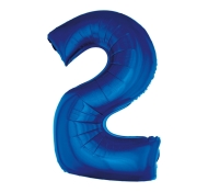 Godan Fóliový balón číslo 2 - modrá - 92 cm - cena, porovnanie