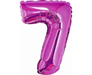 Godan Fóliový balón číslo 7 malý - fialová - 35 cm - cena, porovnanie